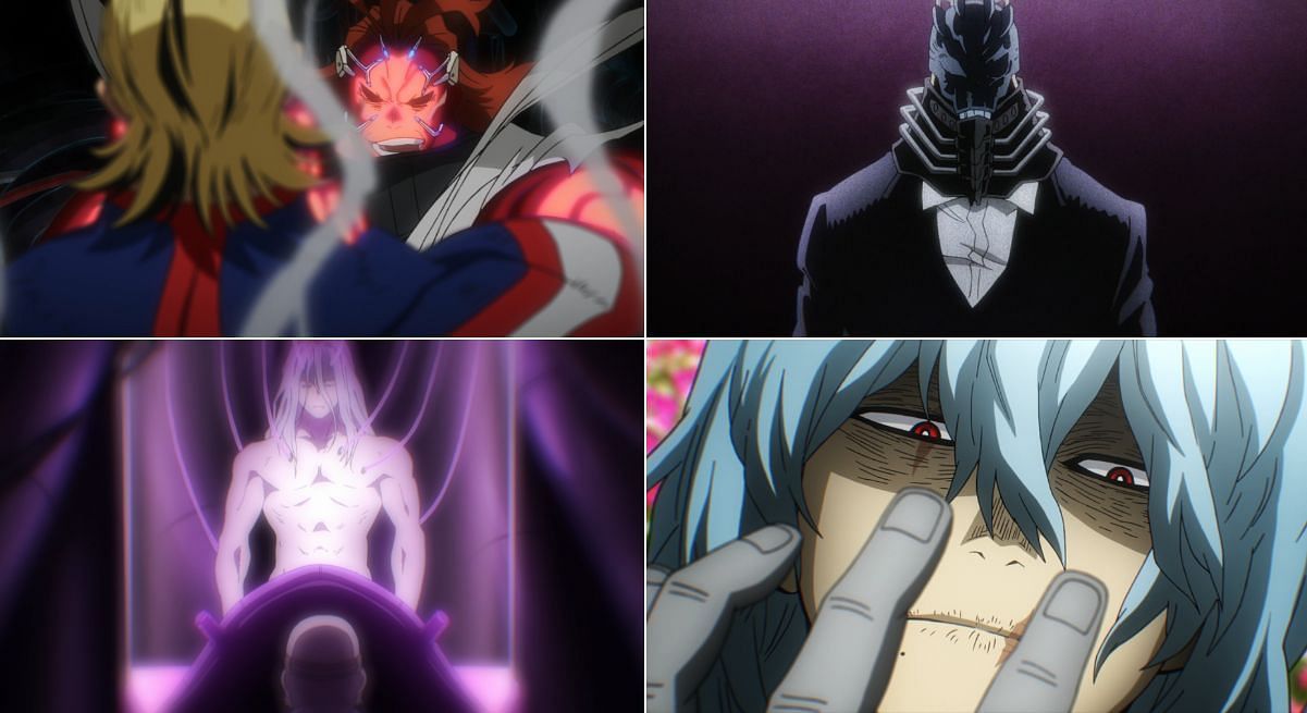 Villain involvement in the first two My Hero Academia movies (Image via Studio Bones)